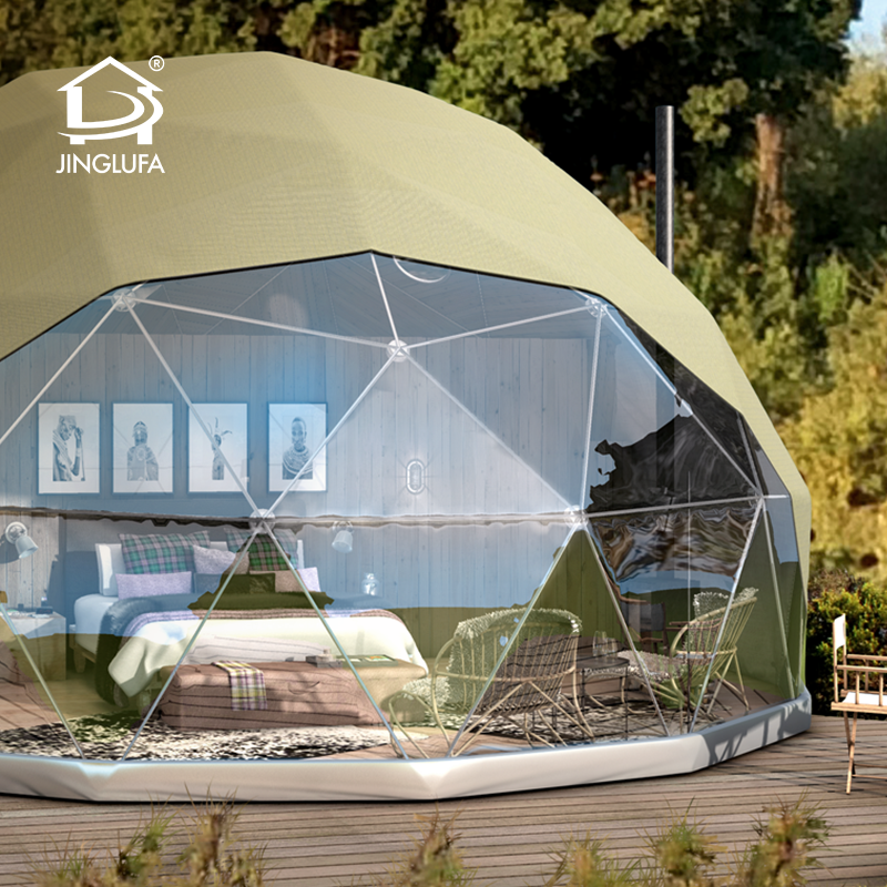 silver dome tent