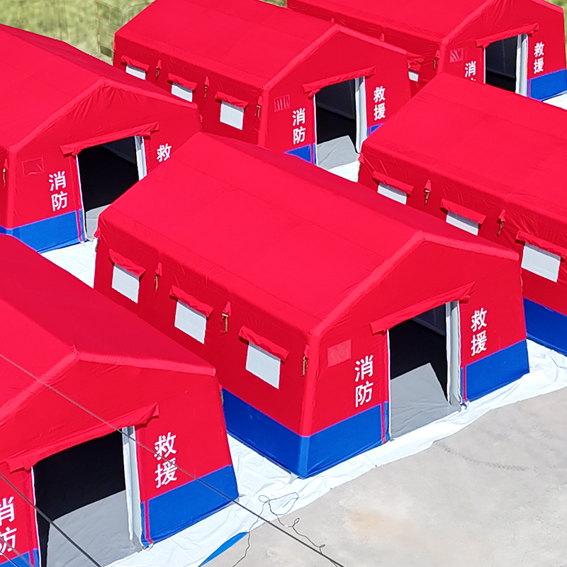 膨脹可能なテントを消防するフレーム