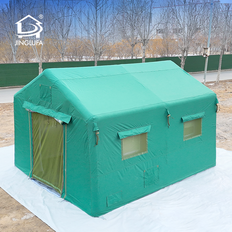 膨脹可能な発電所のテント