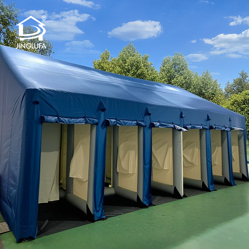 膨脹可能なトイレのテント