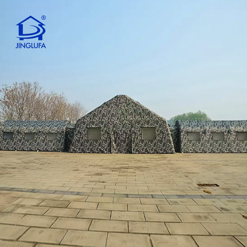 モジュラー膨脹可能なテント